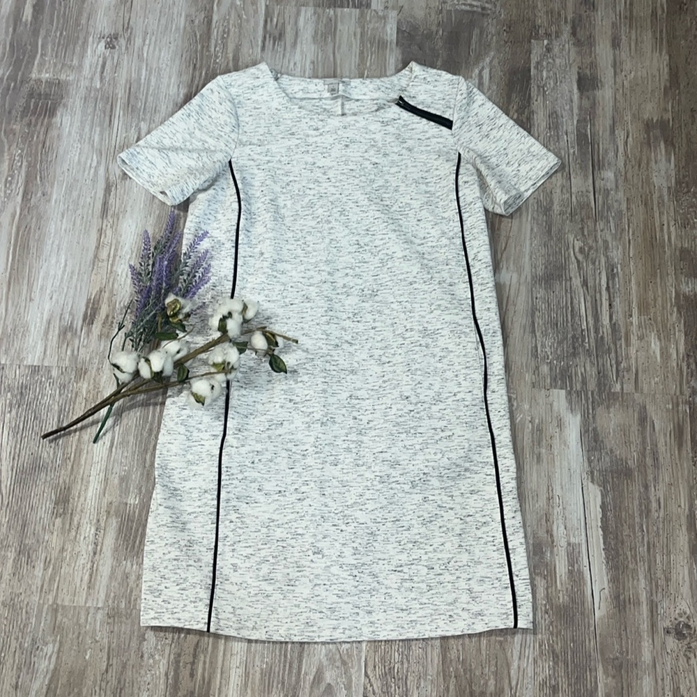Halogen Women’s Heathered Stretch Shift Dress Size Small With Pockets